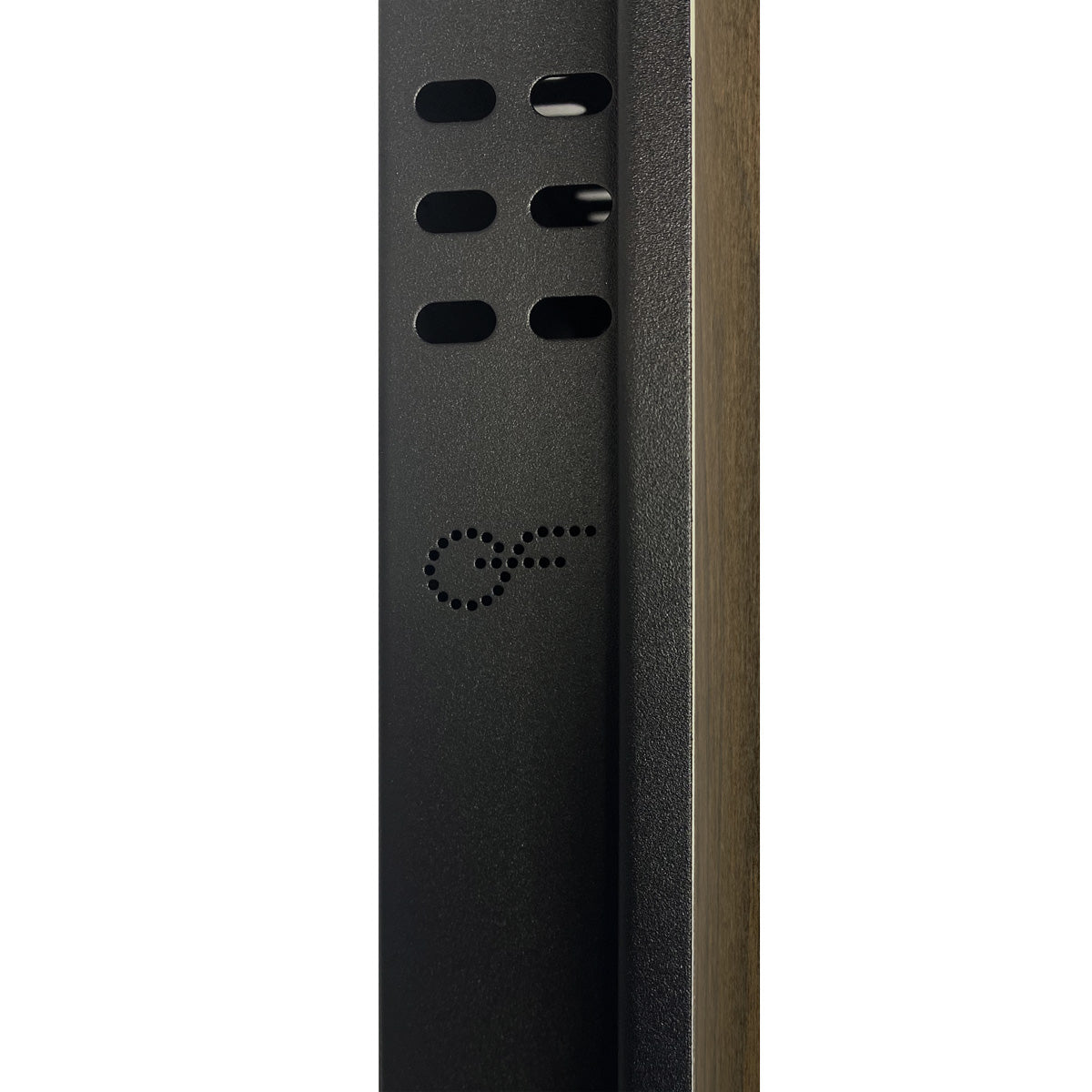 Electric wall heater 420W with thermostat white wood