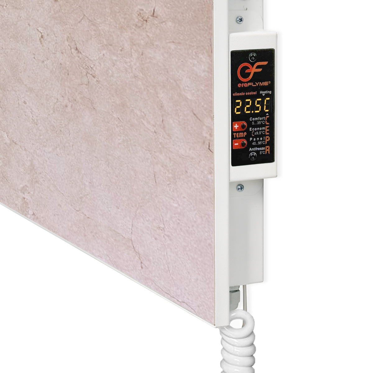 Electric radiator with towel rail 600W and thermostat