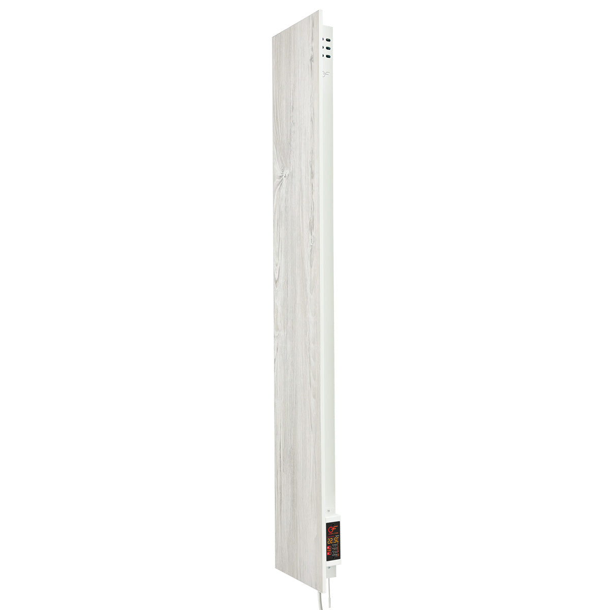 Ceramic heating panel 420W with thermostat white wood