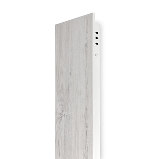 Ceramic heating panel 420W with thermostat white wood