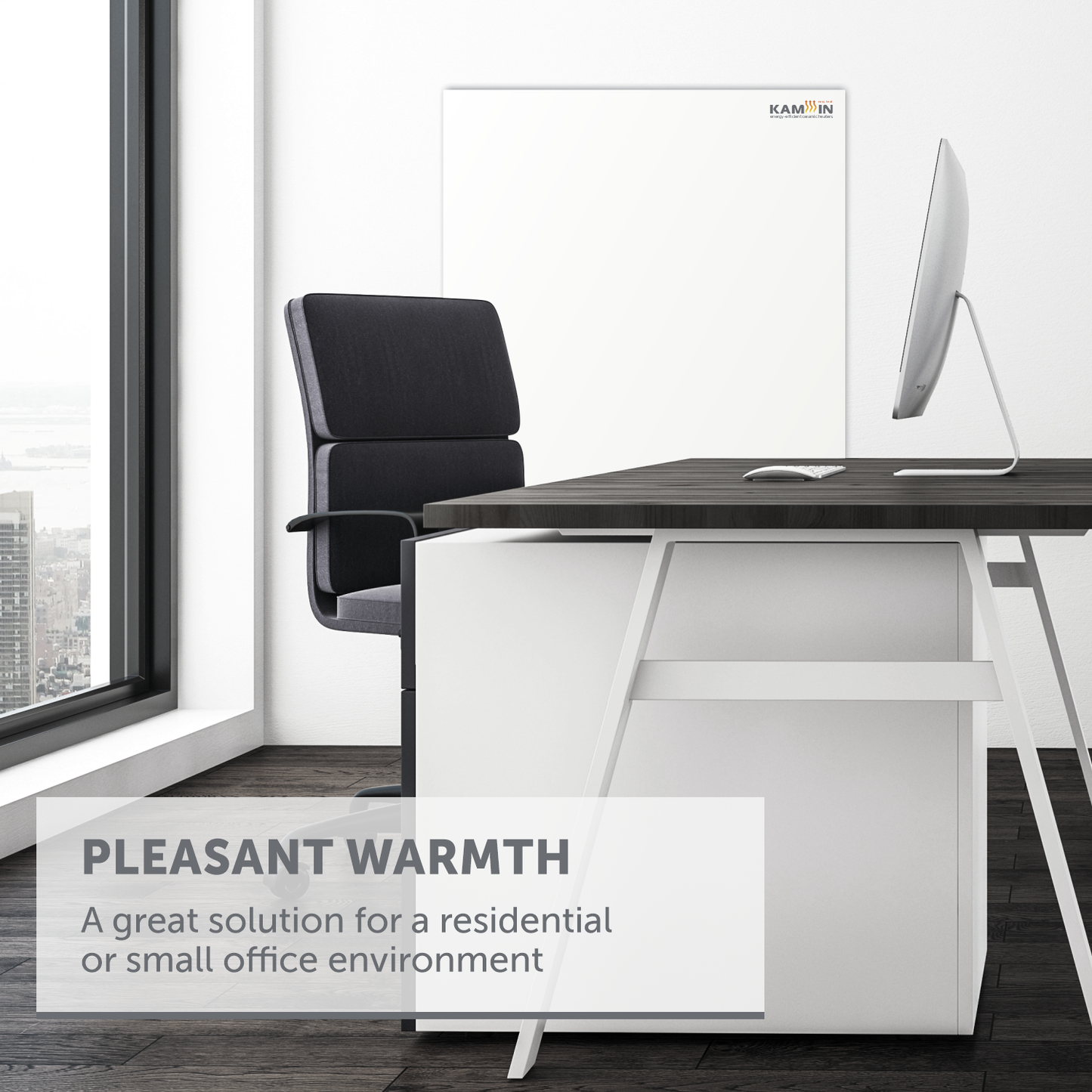 Infrared heater TM Kamin 500W White