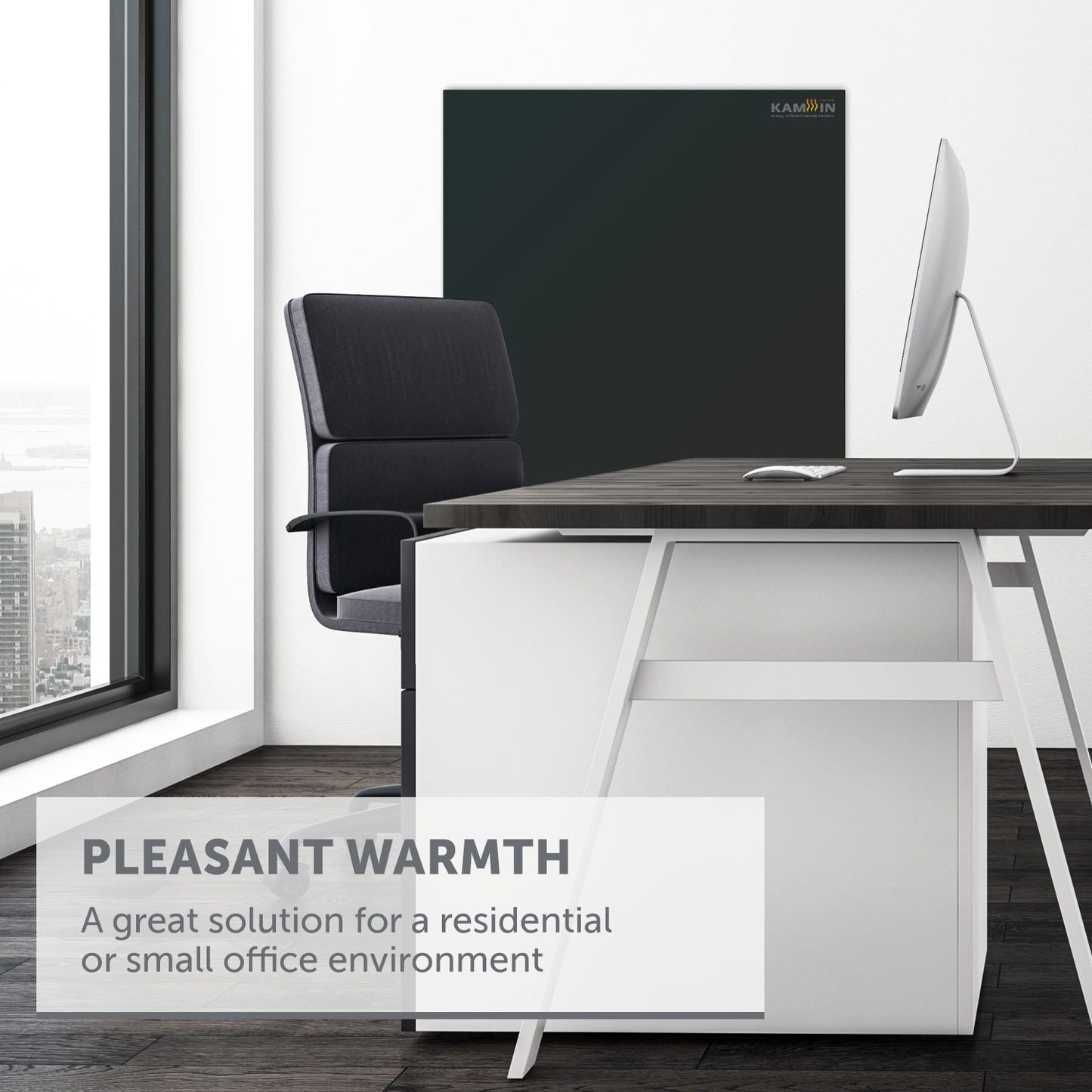 Electric heating panel TM Kamin 500W Black