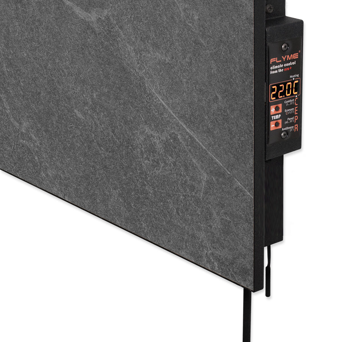 Ceramic infrared heated towel rail 600W with thermostat