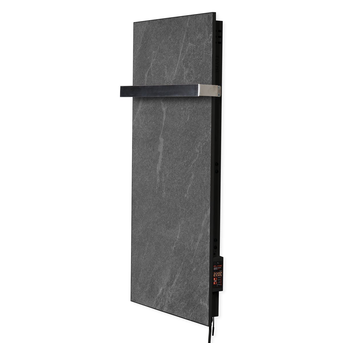 Bathroom heater with towel rail 600W and thermostat white