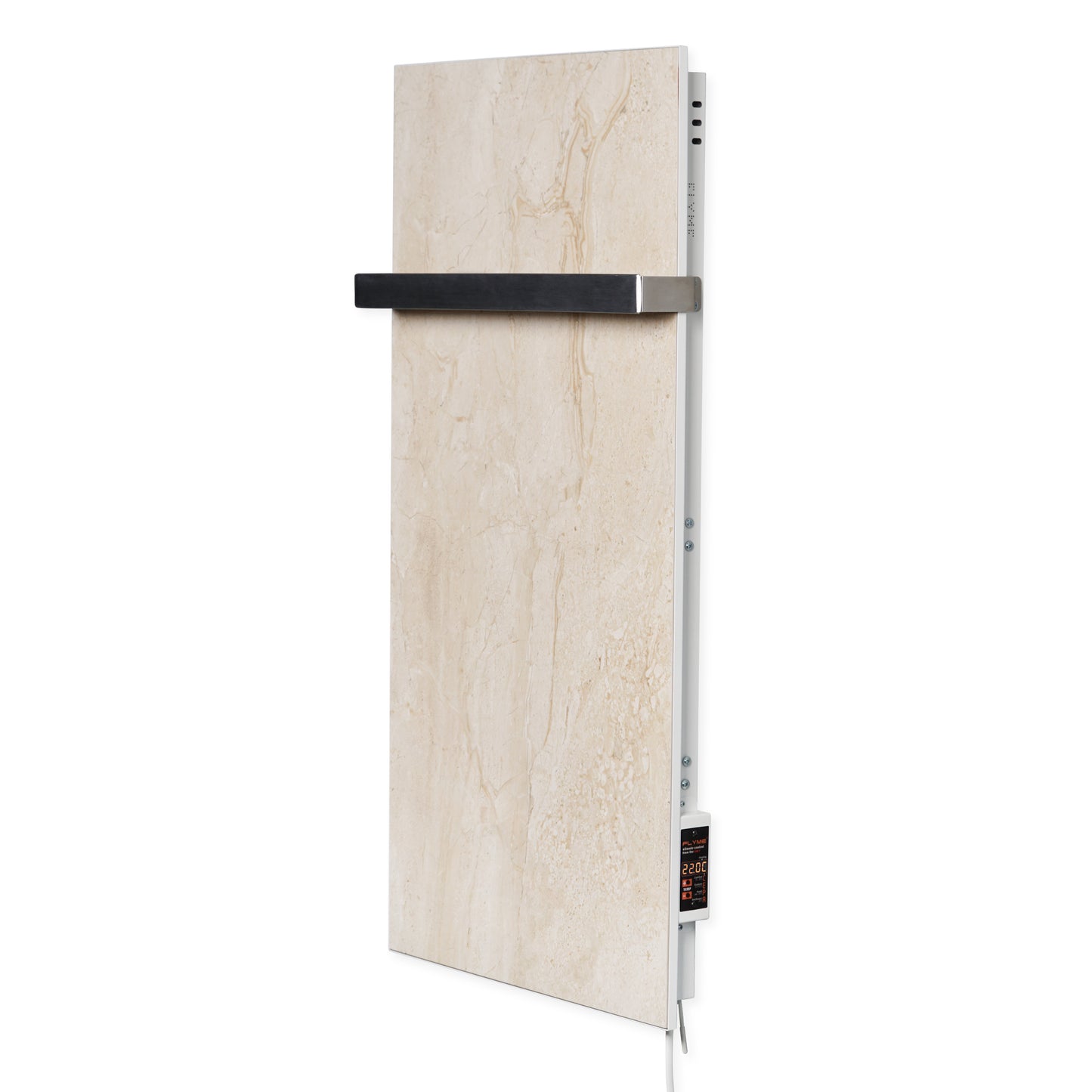 Bathroom heater with towel rail 600W and thermostat white