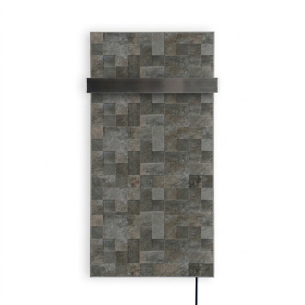 KAMIN KTR-300 — Ceramic Infrared Panel with Integrated Towel Rail Holder WIFI App control