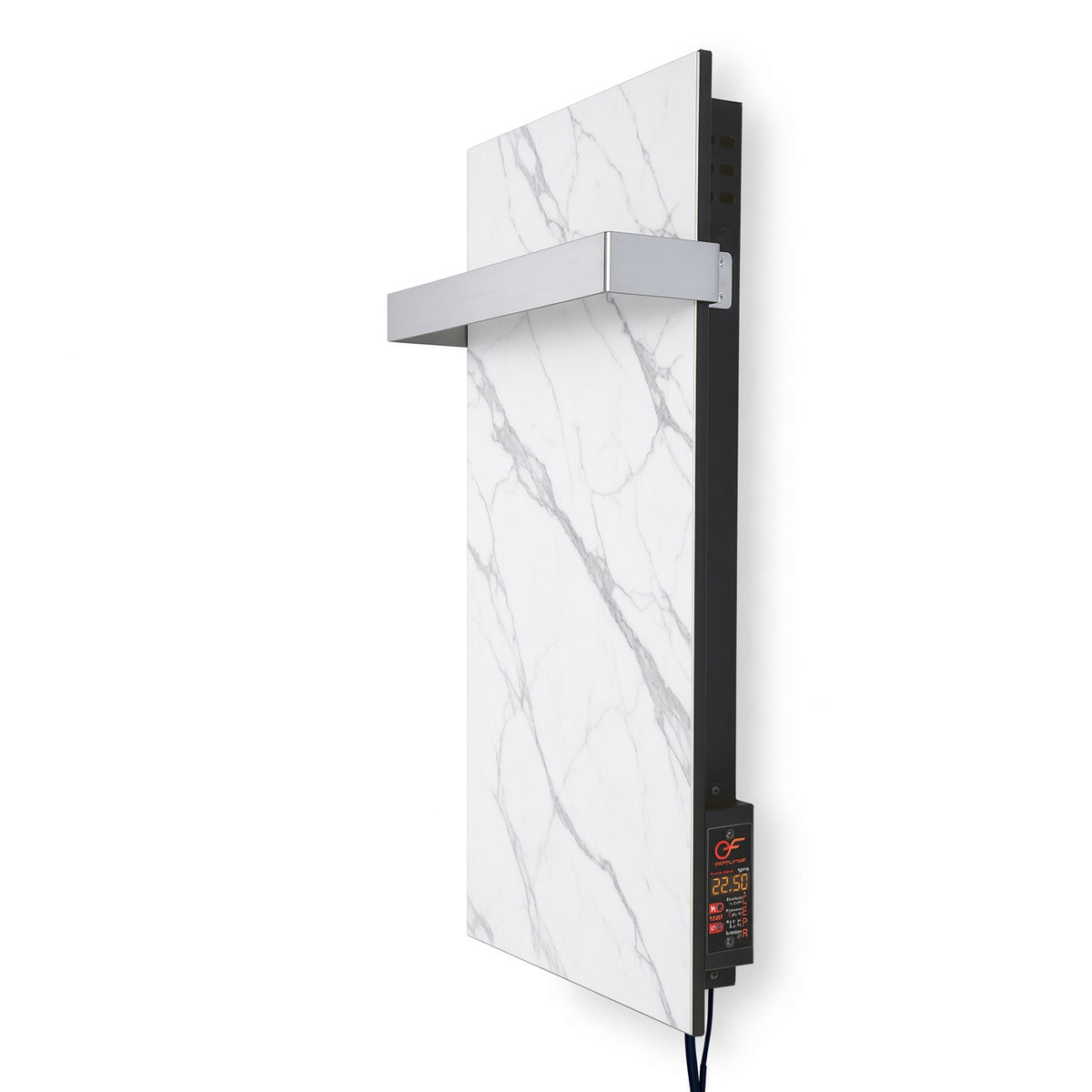 KAMIN KTR-300 — Ceramic Infrared Panel with Integrated Towel Rail Holder WIFI App control