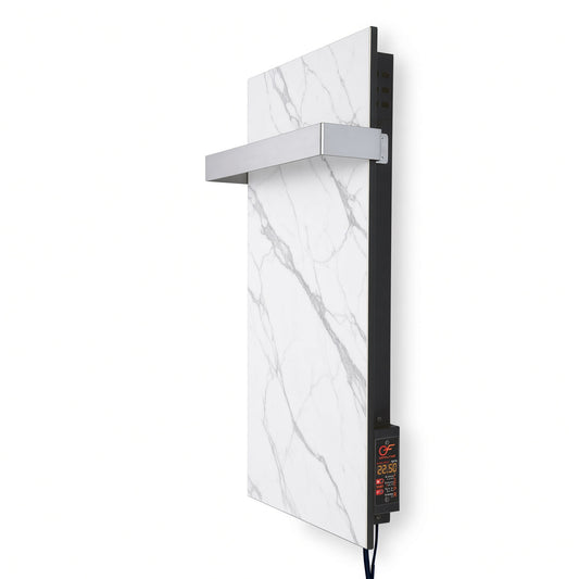 KAMIN KTR-300 — Ceramic Infrared Panel with Integrated Towel Rail Holder WIFI App control