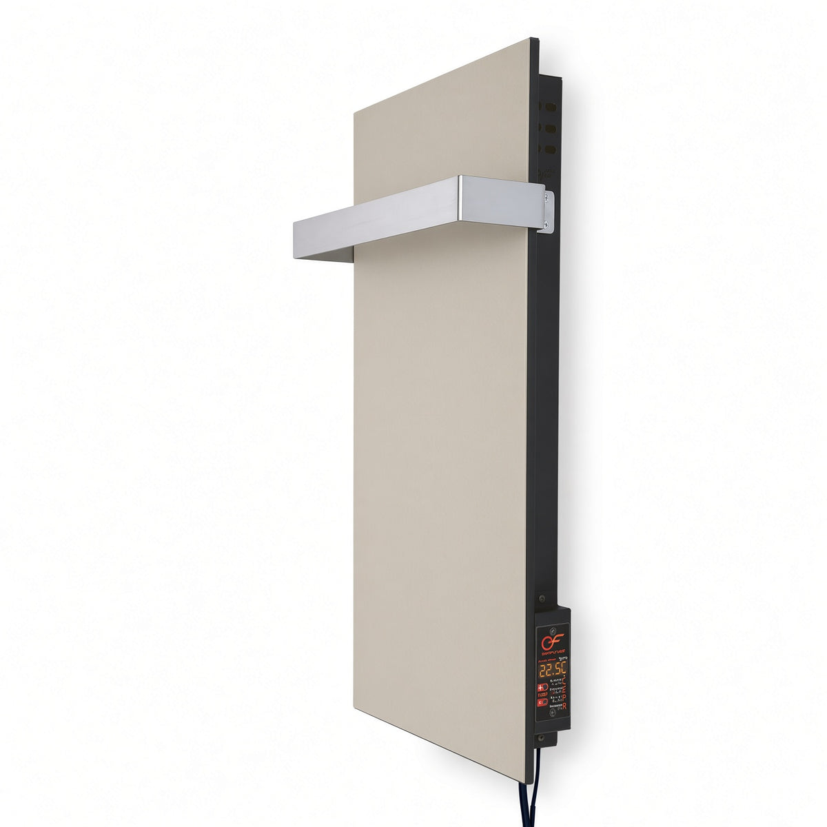KAMIN KTR-300 — Ceramic Infrared Panel with Integrated Towel Rail Holder WIFI App control